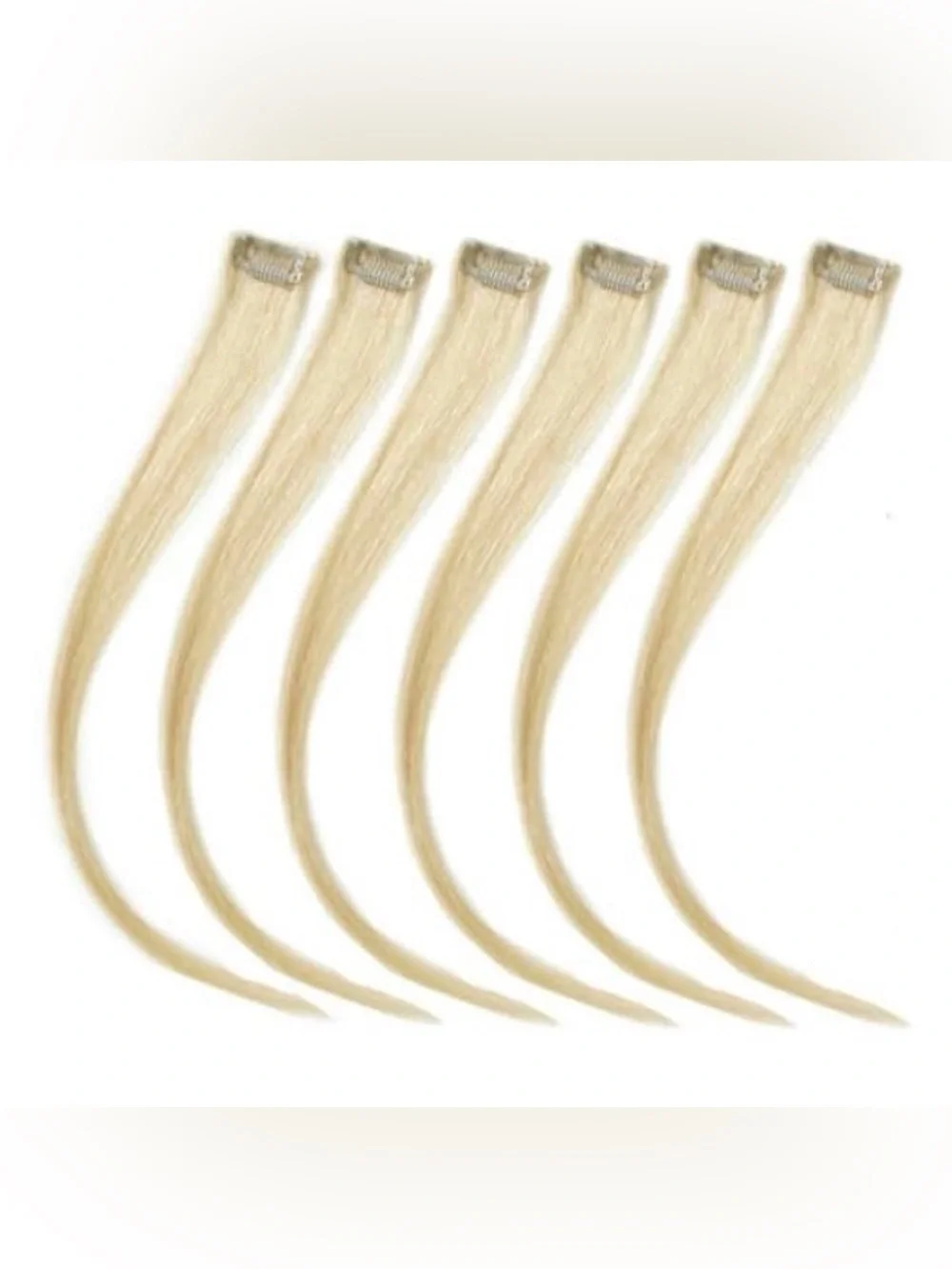 Look  Young 15 Piece 24” Clip in  Hair Extension Highlight Set Light.